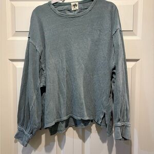 We The Free slouchy oversized ready for this long sleeve tee size M